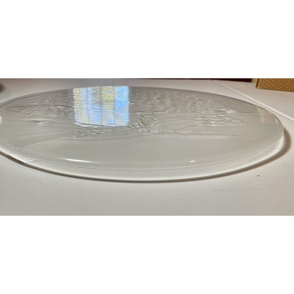 Studio Nova Winterland Cake Plate Christmas West Germany Granny Core 14” NIB - Picture 8 of 11